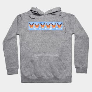 Reindeer Pattern Hoodie